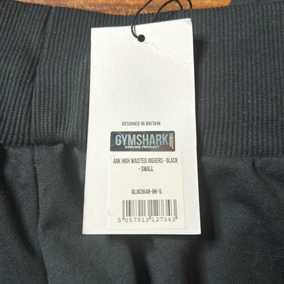 Women’s Gymshark High Waisted Joggers - black - small (NWT) - Picture 5 of 5